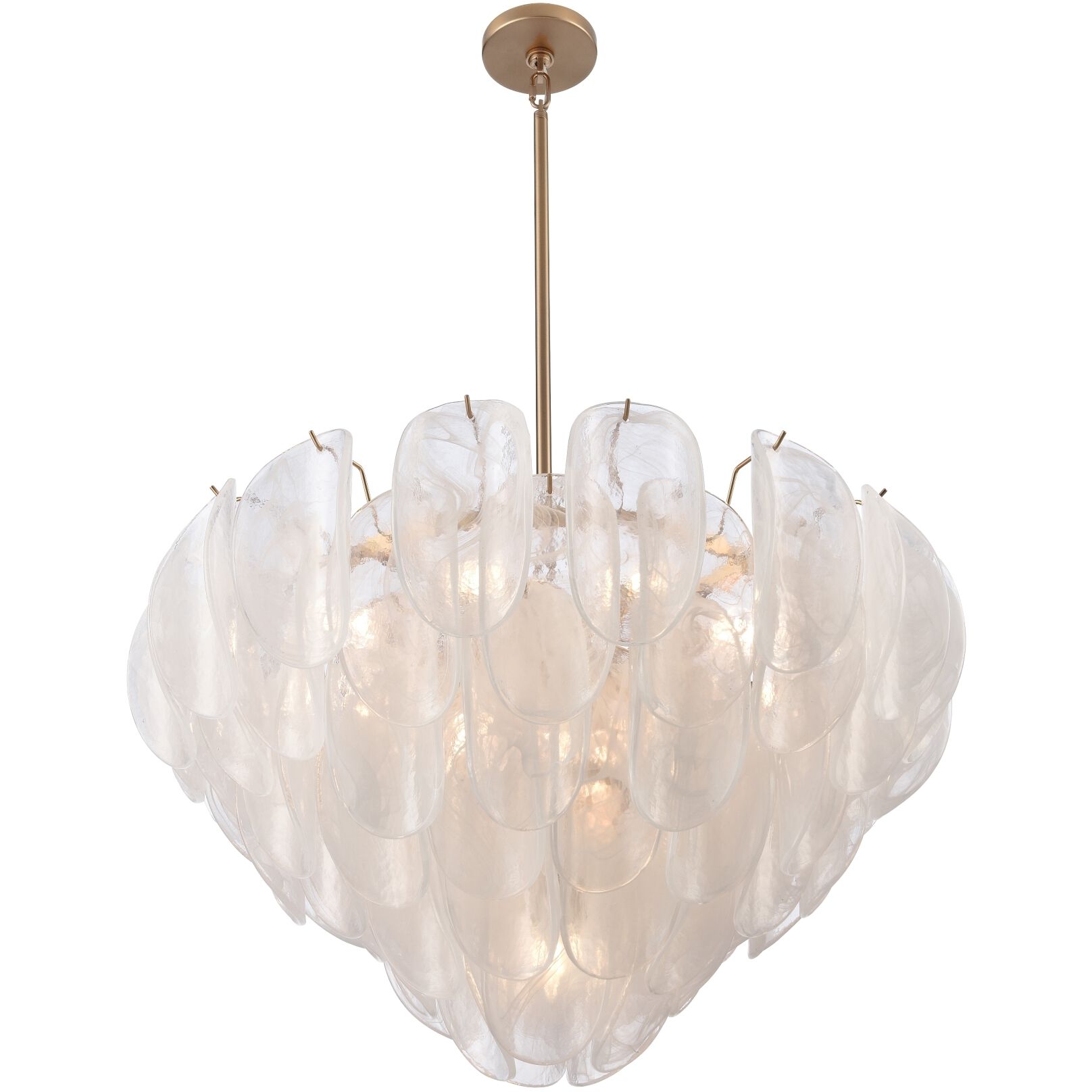 Chateau 13 Light 31.5 inch Satin Brass Pendant Ceiling Light