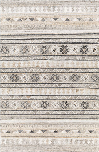 Alyssa 36 X 24 inch Light Grey Rug, Rectangle