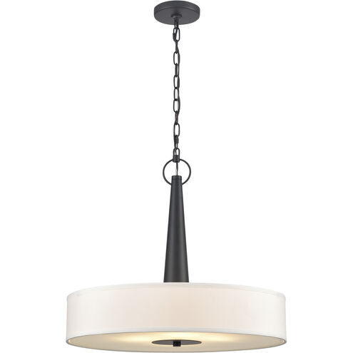 Leo 4 Light 22 inch Matte Black Pendant Ceiling Light