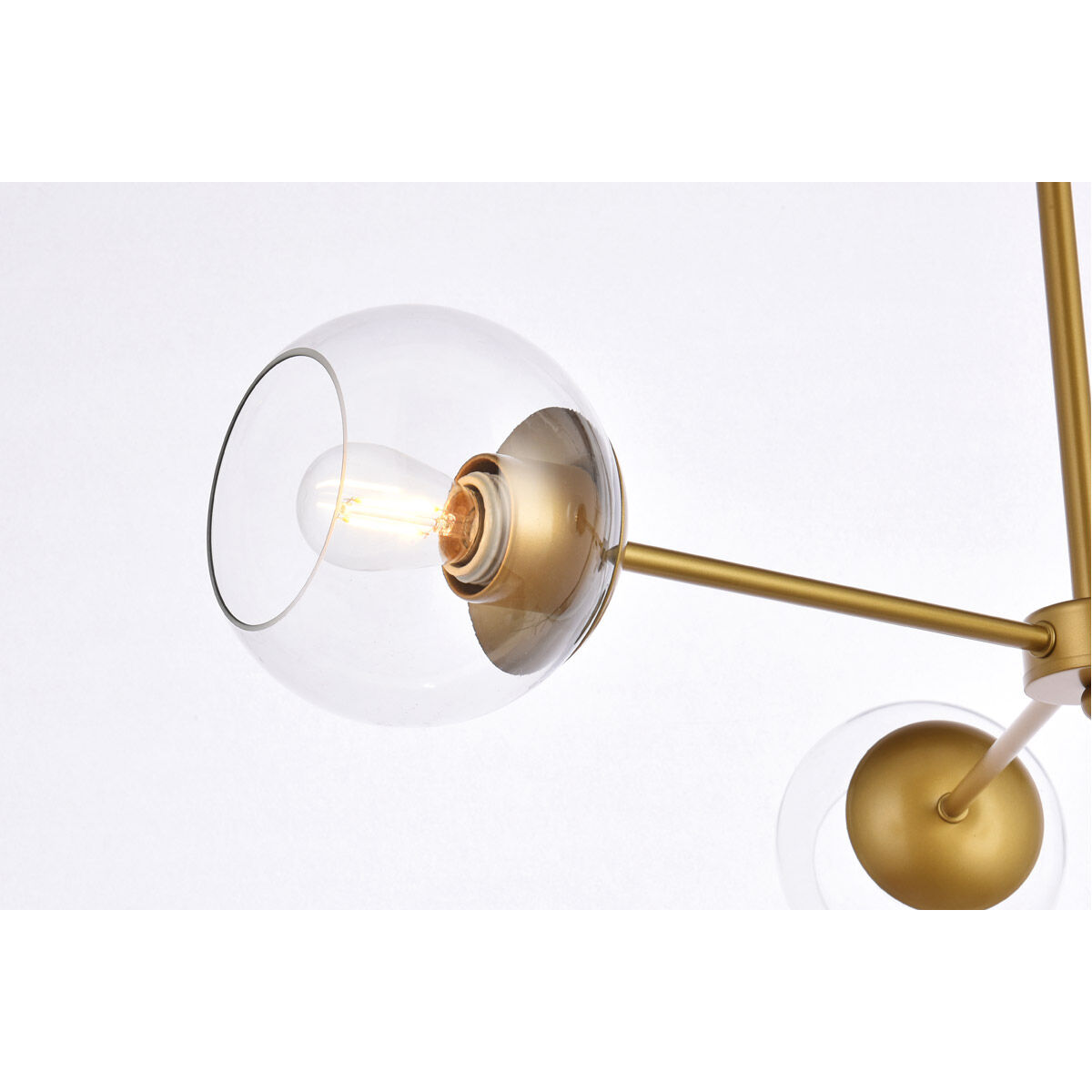 Briggs 3 Light 32 inch Brass Pendant Ceiling Light