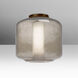Niles 10 LED 9.5 inch Bronze Flush Mount Ceiling Light