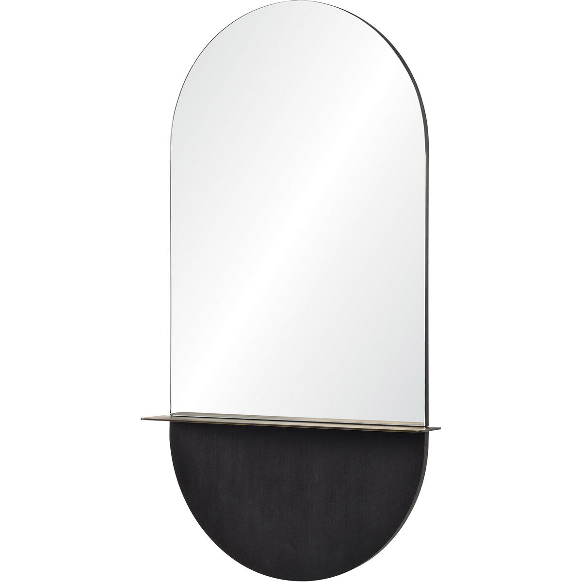 Lisdarra 44 X 24 inch Wall Mirror, Medium Irregular