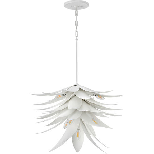 Agave LED 26 inch Textured Plaster Chandelier Ceiling Light
