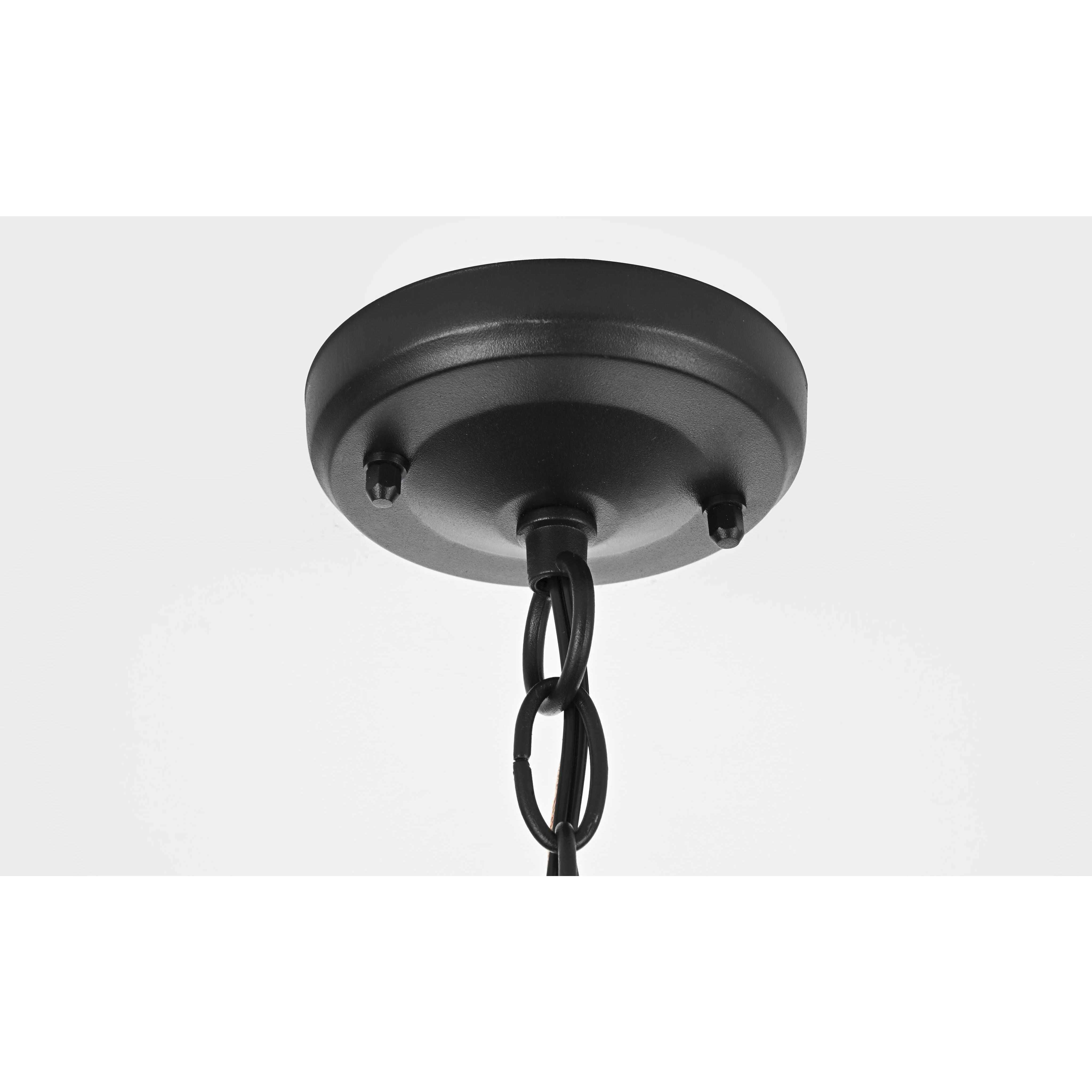 Jada 1 Light 7.5 inch Black Outdoor Pendant
