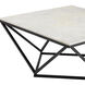 Baxter 36 X 36 inch Silver Cocktail Table