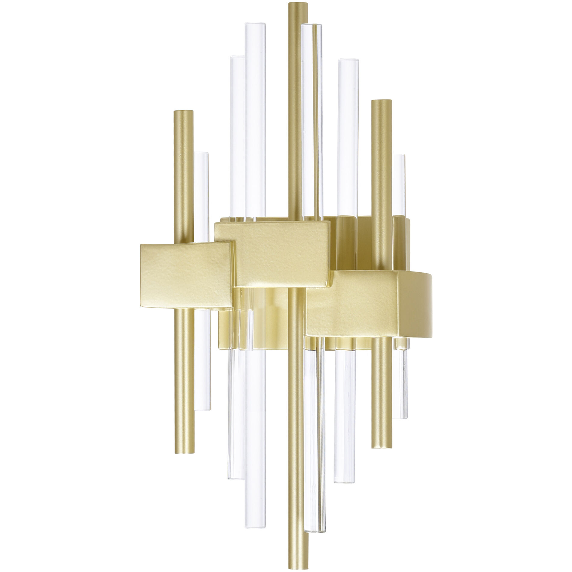 Millipede LED 7 inch Satin Gold Wall Light