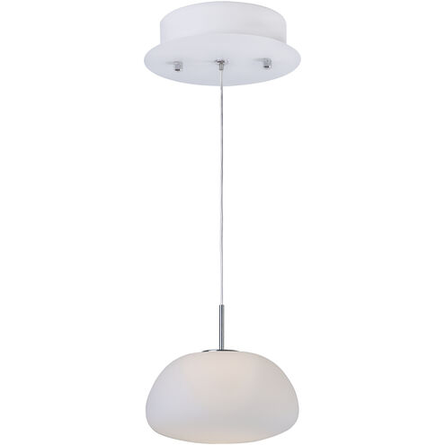 Puffs LED 6.25 inch White Single Pendant Ceiling Light