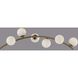Ronan 78 inch 4.00 watt Antique Brass Arc Floor Lamp Portable Light, with Smart Switch