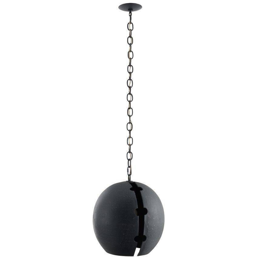 Hartland 1 Light 16 inch Matte Charcoal Pendant Ceiling Light