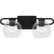 Codyn 2 Light 19.75 inch Midnight Black Bath Vanity Wall Light
