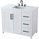 Alina 42 X 34 inch White Bathroom Vanity Cabinet