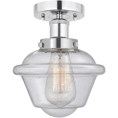 Oxford 1 Light 6.5 inch Polished Chrome Semi-Flush Mount Ceiling Light