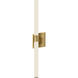 Rona LED 26.77 inch Brushed Gold Bath Vanity Light Wall Light