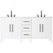 Millie 72 X 35 inch White Bathroom Vanity Cabinet