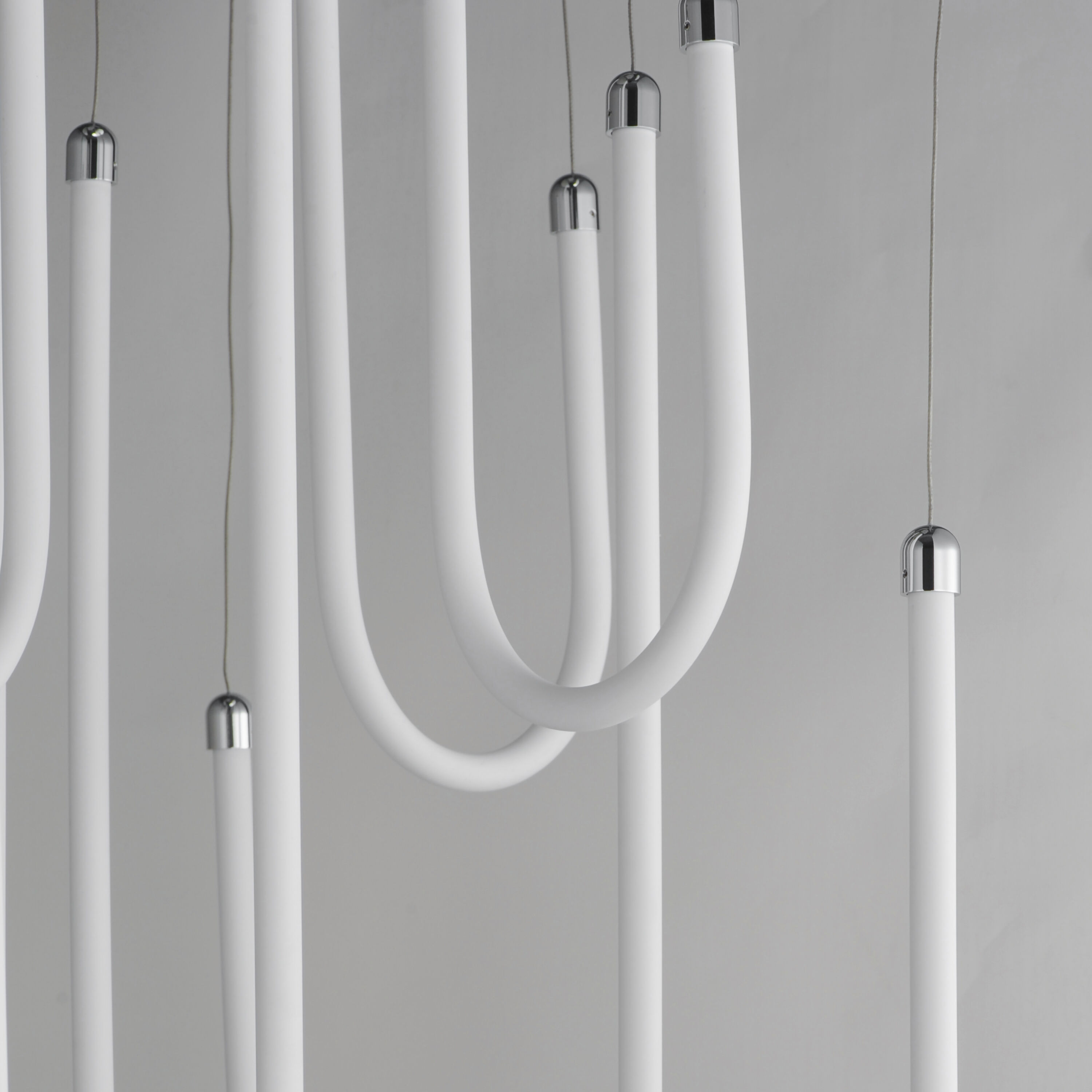 Soleil LED 35.5 inch Polished Chrome Multi-Light Pendant Ceiling Light