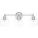 Mid Century 3 Light 23.50 inch Bathroom Vanity Light