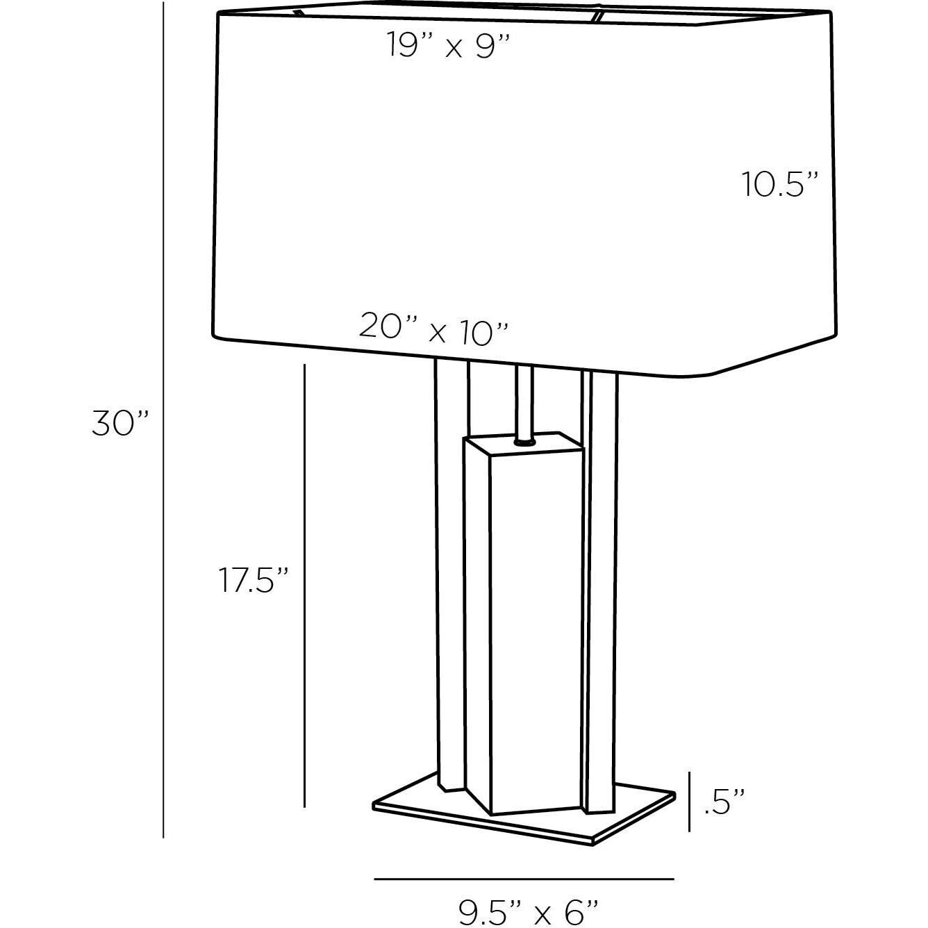 Zory 30 inch 150 watt Charcoal Lamp Portable Light