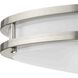 Abide LED LED 17.7 inch Brushed Nickel Flush Mount Ceiling Light, Large, Progress LED