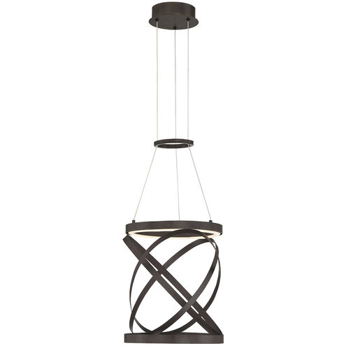 Avita LED 12 inch Oil Rubbed Bronze Pendant Ceiling Light, Small