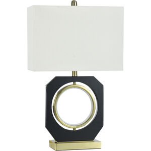 Metro Gold 26 inch 60.00 watt Brushed Gold Table Lamp Portable Light