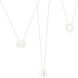 Yo LED 79 inch Natural Anodized Statement Pendant Ceiling Light in White Glass