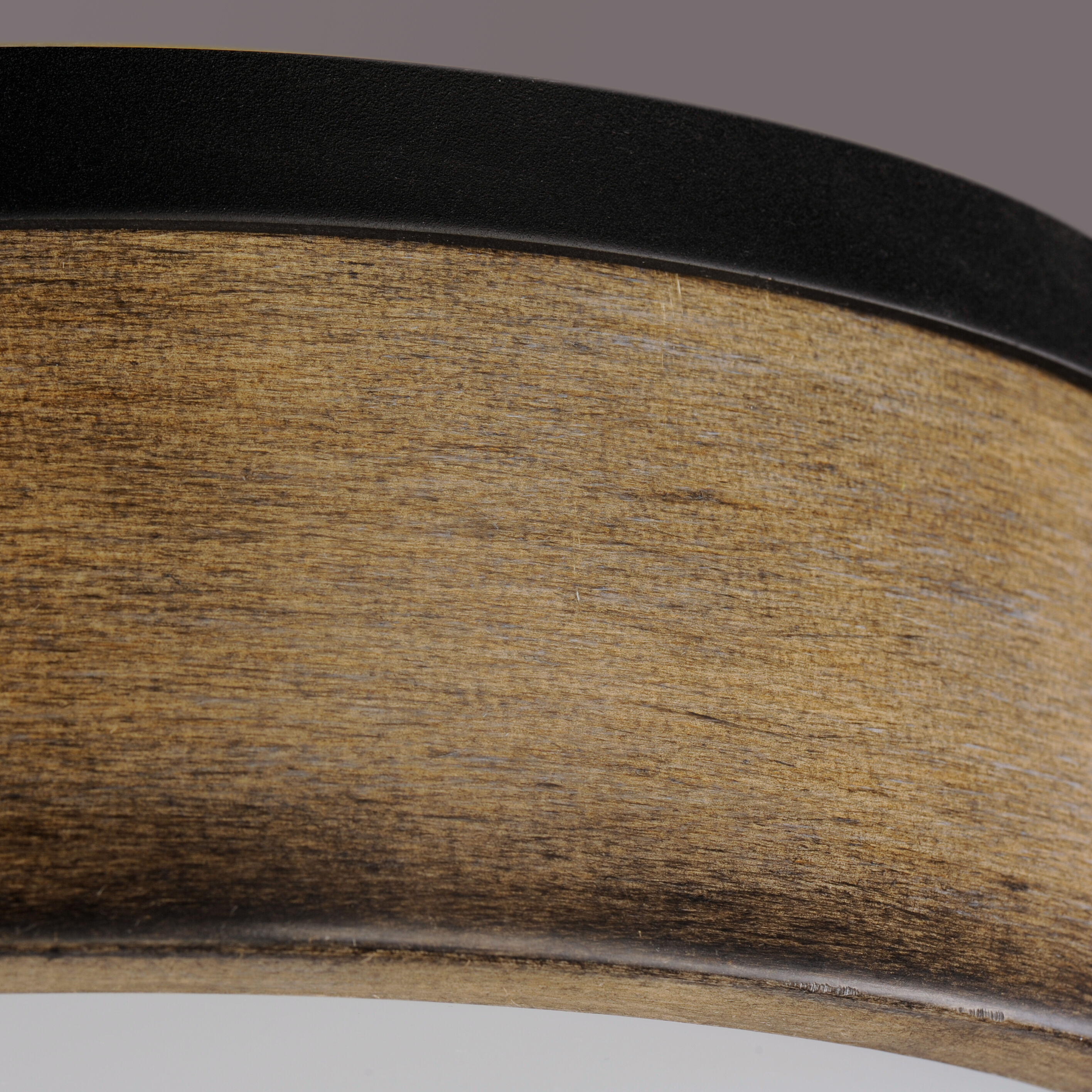 Franklin 2 Light 14 inch Driftwood/Black Flush Mount Ceiling Light