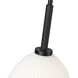 Naya 1 Light 11.75 inch Matte Black Pendant Ceiling Light