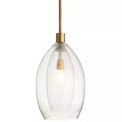 Hilary 1 Light 11 inch Vintage Brass Pendant Ceiling Light
