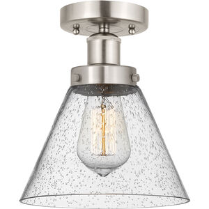 Cone 1 Light 7.75 inch Semi-Flush Mount