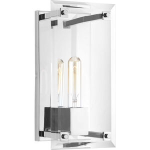 Carter 1 Light 6 inch Polished Chrome Wall Sconce Wall Light, Design Series