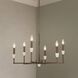 Montclair 6 Light 26 inch Forged Bronze and White Chandelier Ceiling Light