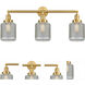 Franklin Restoration Stanton LED 32 inch Satin Gold Bath Vanity Light Wall Light, Franklin Restoration
