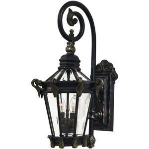 Stratford Hall 2 Light 25 inch Heritage/Gold Outdoor Wall Mount, Great Outdoors