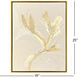 Golden Stems II Beige and Brown and Metallic Canvas, The Studio