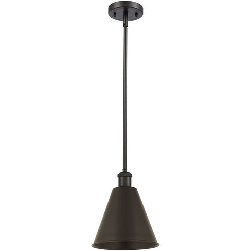 Ballston Cone LED 8 inch Oil Rubbed Bronze Pendant Ceiling Light