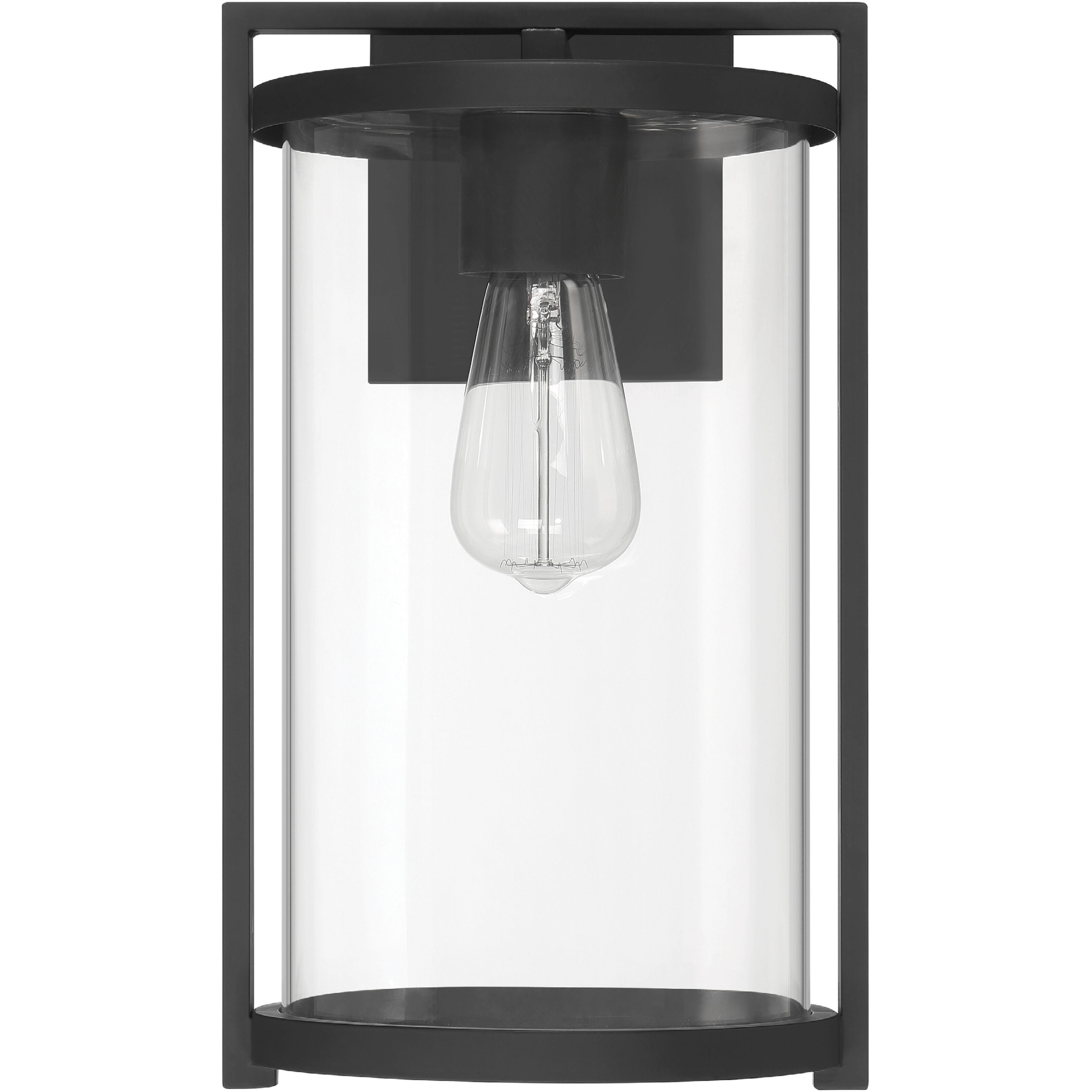 Astwood 1 Light 14.25 inch Matte Black Outdoor Wall Light, Medium