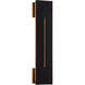 Torre 24.13 inch Sand Black Outdoor Wall Sconce