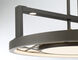 Tribeca LED 20 inch Smoked Iron And Soft Brass Semi Flush And Pendant Ceiling Light