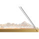 Himalayas LED 48 inch Brass Island/Pool Table Light Ceiling Light