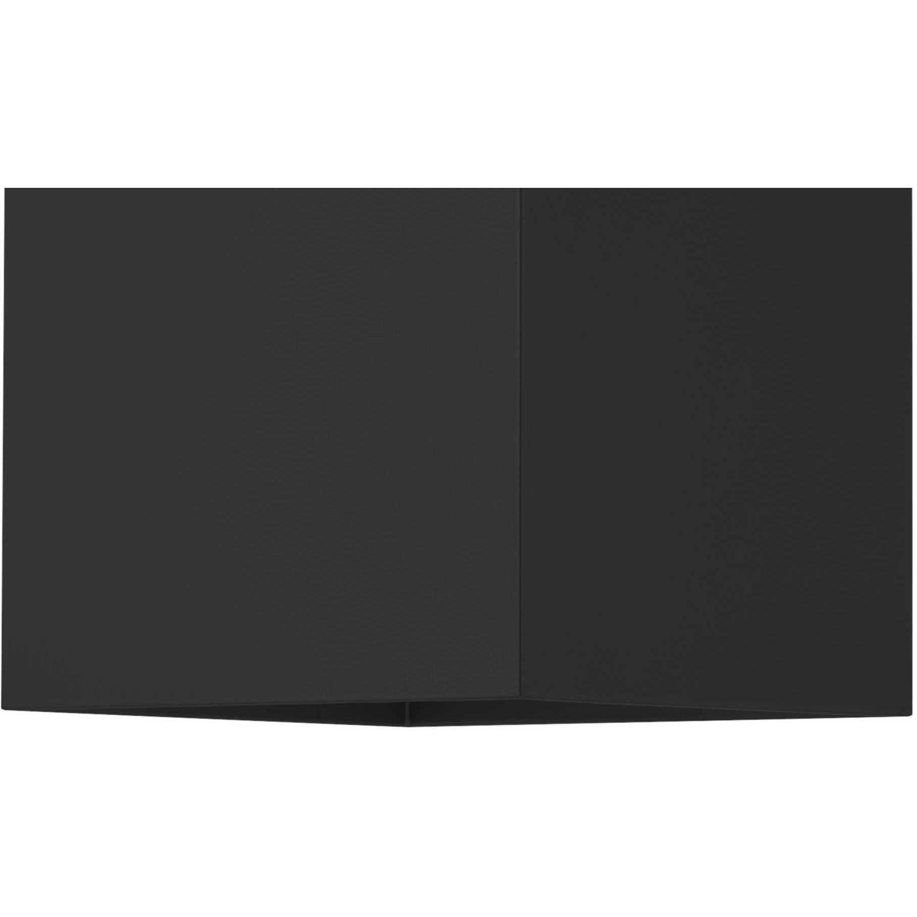 Square Outdoor Wall Lantern in Black, Standard Lamping