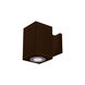 Cube Arch LED 4.5 inch Bronze Sconce Wall Light in Flood, 85, 3500K, Straight Up/Down