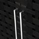 Sunset Harbor 48 X 18 inch Checkmate Black with Black Credenza