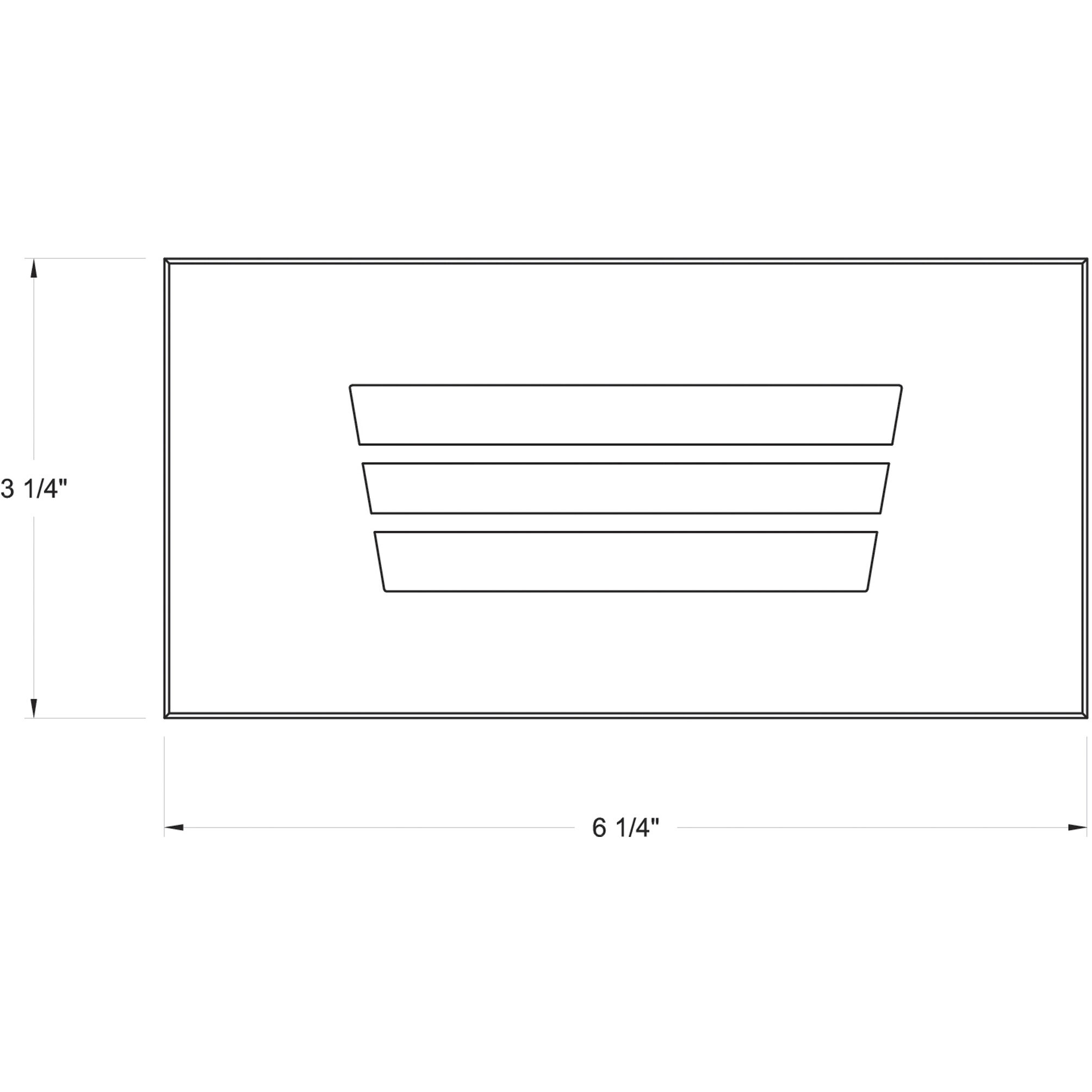 Sparta Dash 12v 5.00 watt Stainless Steel Landscape Brick Light, Louvered