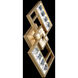 Signature Diamonta LED 3 inch French Gold ADA Wall Sconce Wall Light