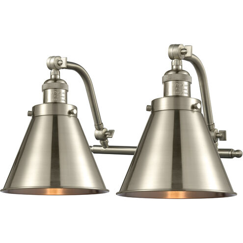 Franklin Restoration Appalachian LED 18 inch Brushed Satin Nickel Bath Vanity Light Wall Light, Franklin Restoration