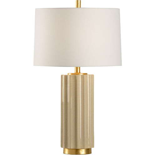 MarketPlace 28 inch 100 watt Camel Tan Crackle Glaze Table Lamp Portable Light