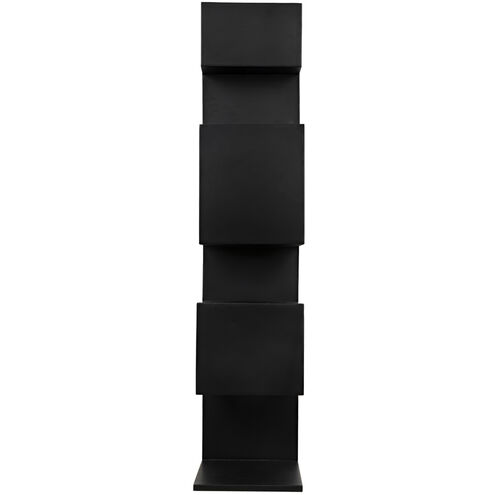 Laszlo Matte Black Bookcase