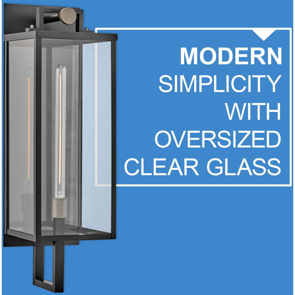 Catalina Outdoor Wall Mount in Black