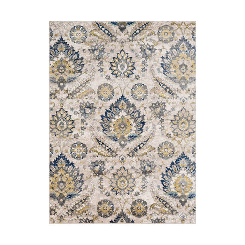 Athens 87 X 63 inch Charcoal/Navy/Sky Blue/Butter/Ivory/White Rugs, Rectangle