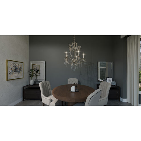 Merida 5 Light 28 inch Vintage Gold Chandelier Ceiling Light